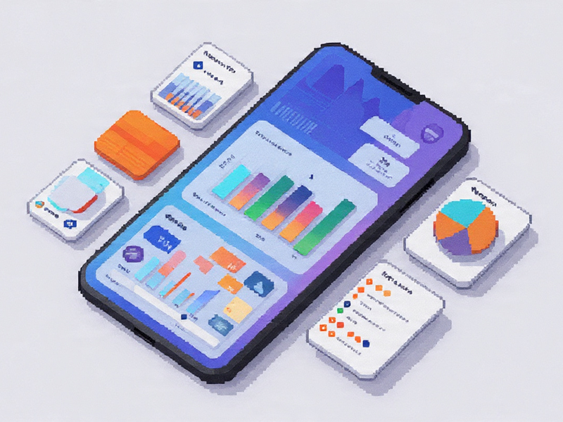 Example mobile app screens by 8-BIT SPRITE